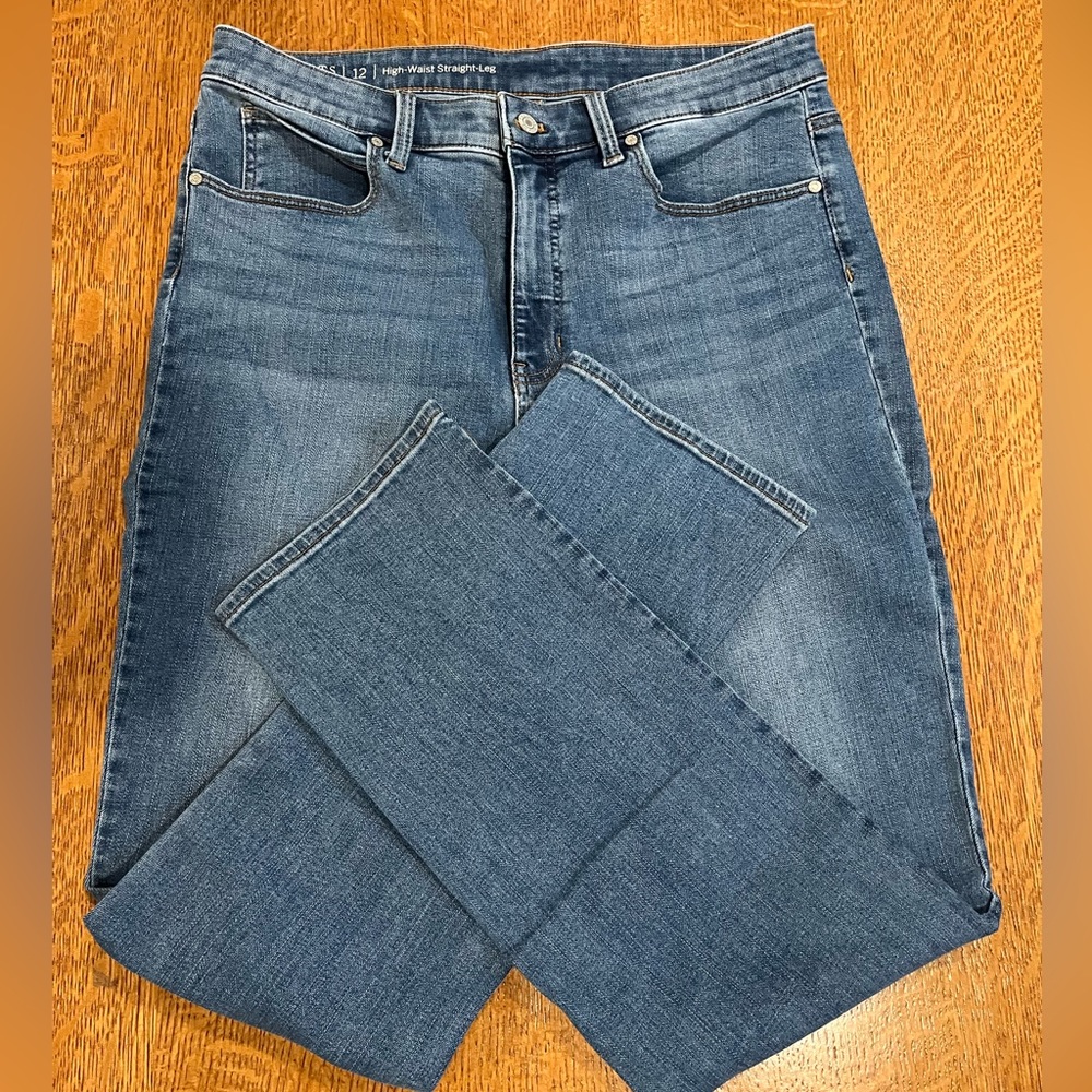 Talbots High Waist Flawless Straight Leg Jeans